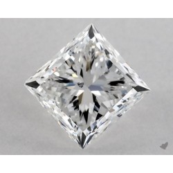 Diament szlif princess, 1ct, SI1, F, GIA 6435349895