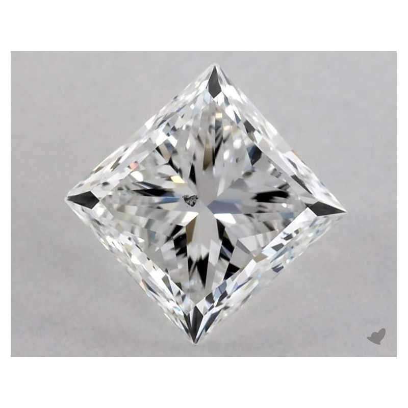 Diament szlif princess, 1ct, SI1, F, GIA 6435349895
