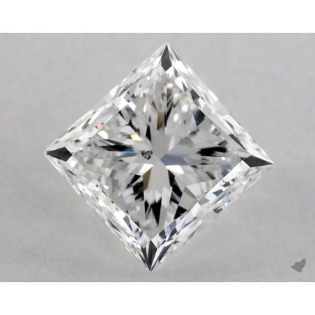 Diament szlif princess, 1ct, SI1, F, GIA 6435349895