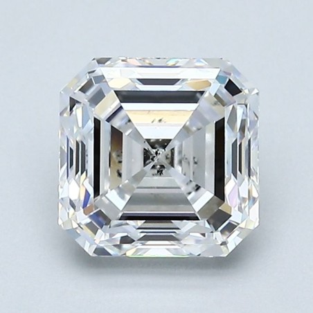 Diament szlif szmaragdowy kwadratowy, 1.7ct, SI1, D, GIA 3395551770