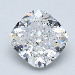 Diament szlif poduszkowy brylantowy, 1.8ct, SI2, F, GIA 6441200442