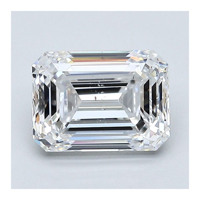 Diament szlif szmaragdowy, 2ct, SI1, D, GIA 2388139162