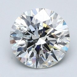 Diament szlif okrągły, 2ct, SI2, H, GIA 2444445144