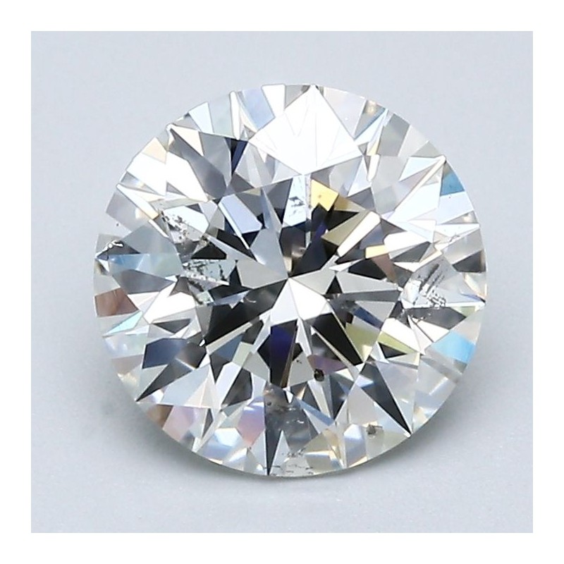 Diament szlif okrągły, 2ct, SI2, H, GIA 2444445144