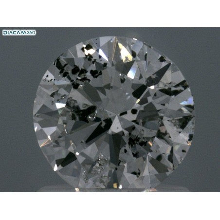 Diament szlif okrągły, 1ct, SI2, E, HRD 170003085934