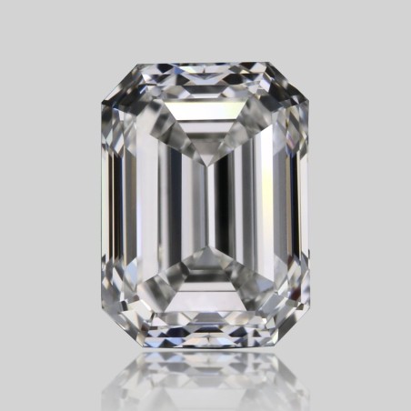 Diament szlif szmaragdowy, 0.5ct, VVS2, G, GIA 5536220669
