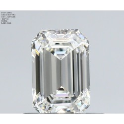 Diament szlif szmaragdowy, 0.6ct, VVS1, H, GIA 6515881312