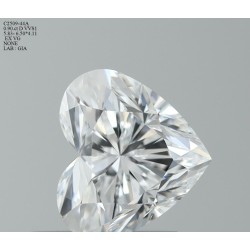 Diament serce, 0.9ct, VVS1, D, GIA 5523128261
