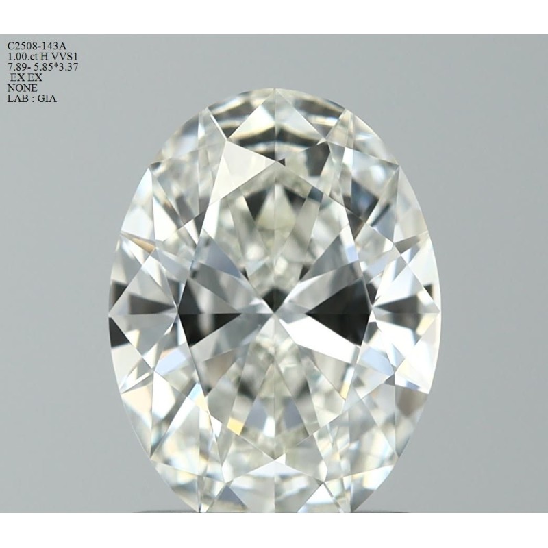 Diament szlif owalny, 1.0ct, VVS1, H, GIA 2517897105 Diament szlif owalny, 1.0ct, VVS1, H, GIA 2517897105