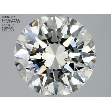 Diament szlif okrągły, 1.0ct, VVS2, I, GIA 3445562965