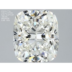 Diament szlif poduszkowy brylantowy, 1.01ct, VVS1, I, GIA 2476419074