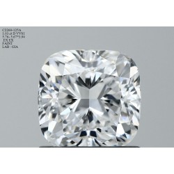 Diament szlif poduszkowy brylantowy, 1.03ct, VVS1, D, GIA 2504712115