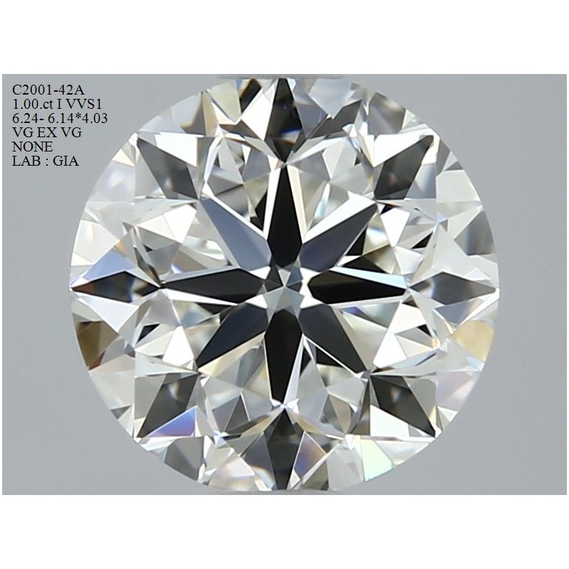 Diament szlif okrągły, 1.0ct, VVS1, I, GIA 3415845201