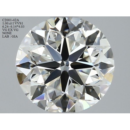 Diament szlif okrągły, 1.0ct, VVS1, I, GIA 3415845201