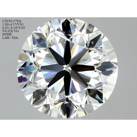 Diament szlif okrągły, 1.0ct, VVS1, I, GIA 7431391375