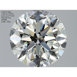 Diament szlif okrągły, 1.0ct, VVS1, I, GIA 5443741984