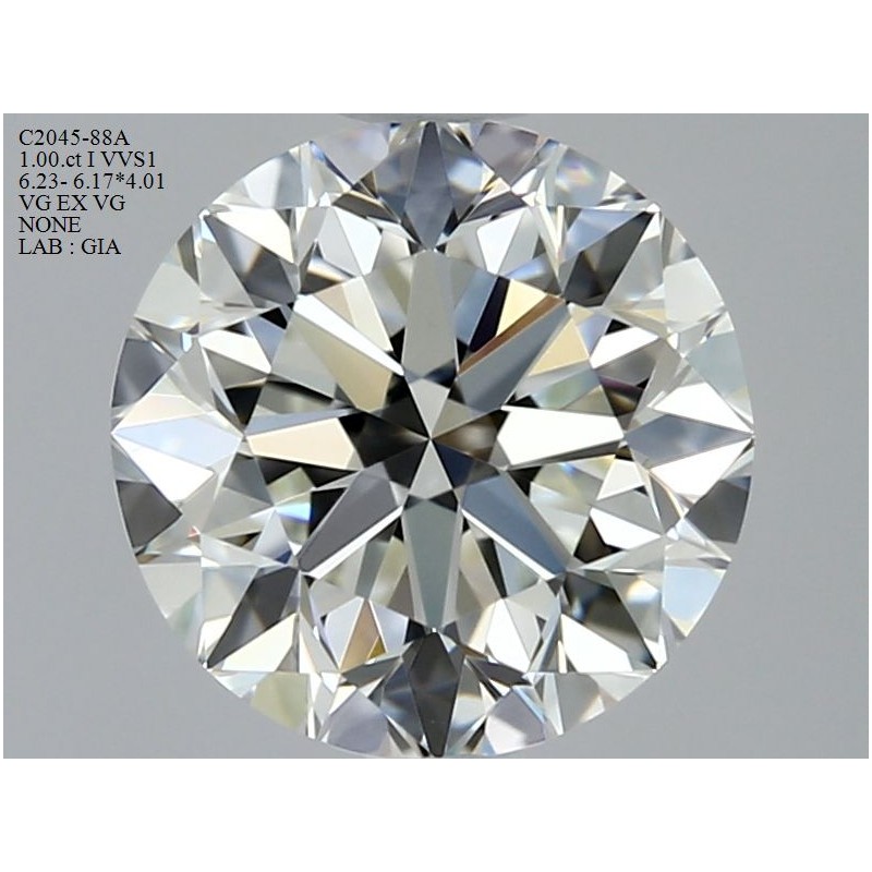 Diament szlif okrągły, 1.0ct, VVS1, I, GIA 5443741984
