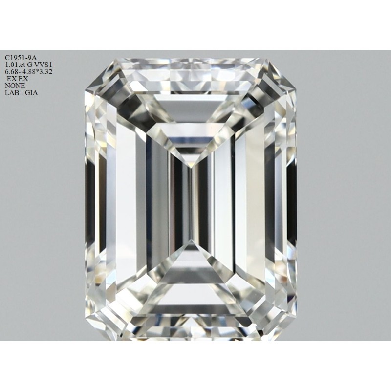 Diament szlif szmaragdowy, 1.01ct, VVS1, G, GIA 7401678170 Diament szlif szmaragdowy, 1.01ct, VVS1, G, GIA 7401678170