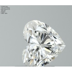 Diament serce, 1.01ct, VVS2, F, GIA 1523107954