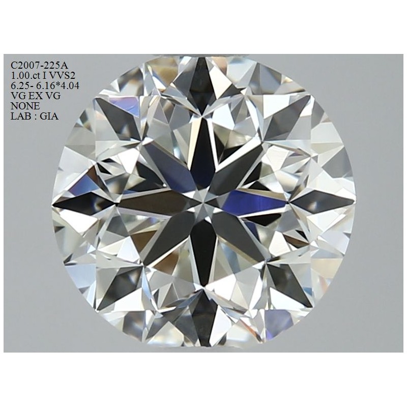 Diament szlif okrągły, 1ct, VVS2, I, GIA 2426074578