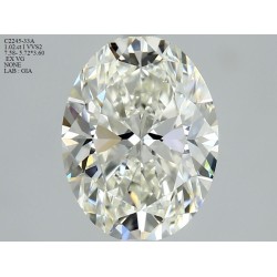 Diament szlif owalny, 1.02ct, VVS2, I, GIA 6472717532