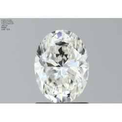 Diament szlif owalny, 1.0ct, VVS2, I, GIA 6502951324