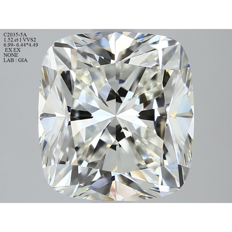 Diament szlif poduszkowy brylantowy, 1.52ct, VVS2, I, GIA 6435260438 Diament szlif poduszkowy brylantowy, 1.52ct, VVS2, I, GIA 6435260438