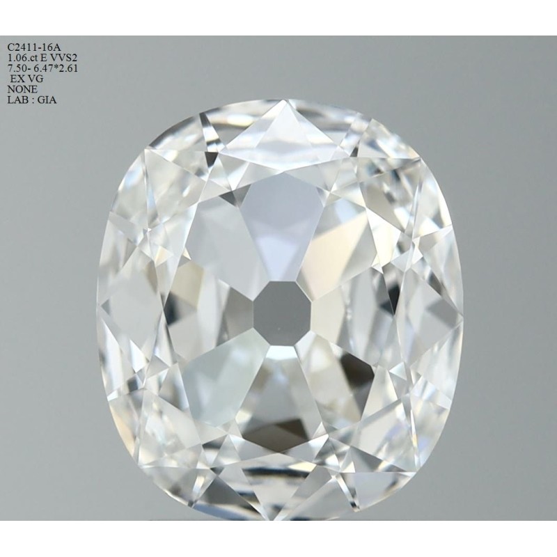 Diament szlif starowdawny, 1.06ct, VVS2, E, GIA 6512946498 Diament szlif starowdawny, 1.06ct, VVS2, E, GIA 6512946498