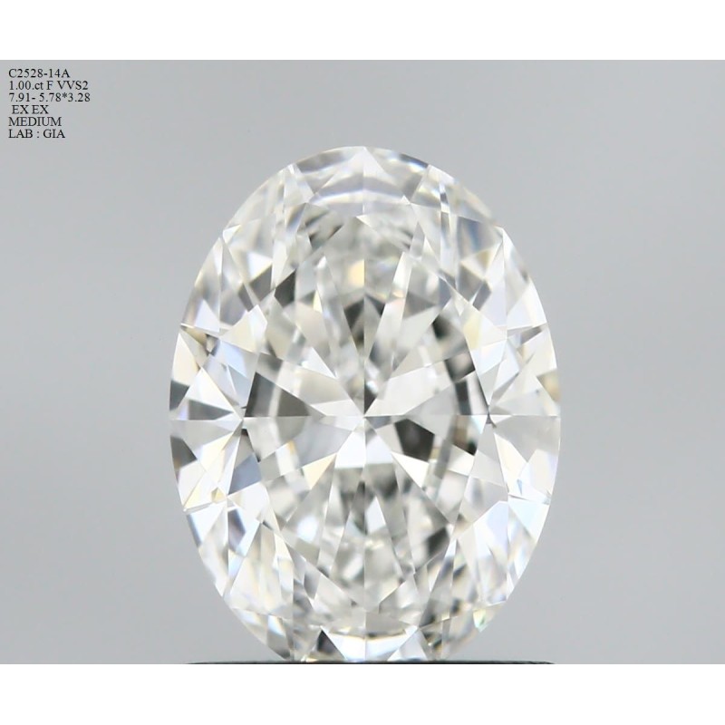 Diament szlif owalny, 1.0ct, VVS2, F, GIA 3535448483 Diament szlif owalny, 1.0ct, VVS2, F, GIA 3535448483