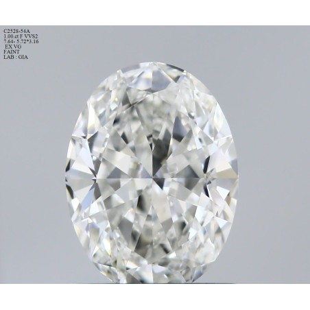 Diament szlif owalny, 1ct, VVS2, F, GIA 1537106398