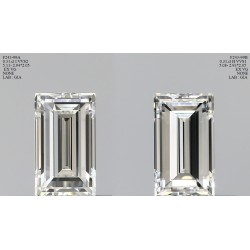 Diament bagietka, 0.31ct, VVS2, I, GIA 6432838616