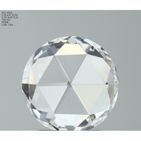 Diament rozeta, 1.5ct, VVS2, E, GIA 6522357509