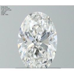 Diament szlif owalny, 0.72ct, VS1, F, GIA 2524012020