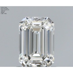 Diament szlif szmaragdowy, 0.67ct, VS1, G, GIA 6515881316
