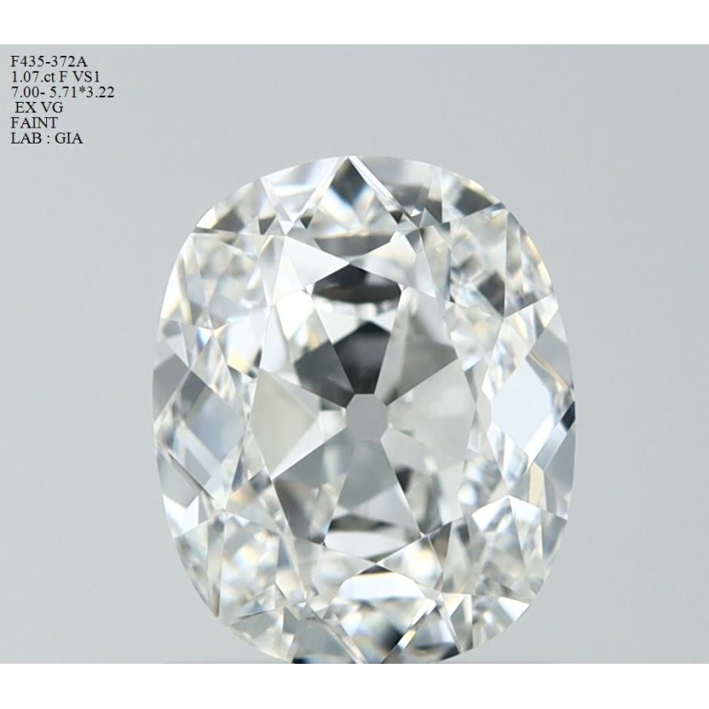Diament szlif starodawny, 1.07ct, VS1, F, GIA 6515951467 Diament szlif starodawny, 1.07ct, VS1, F, GIA 6515951467