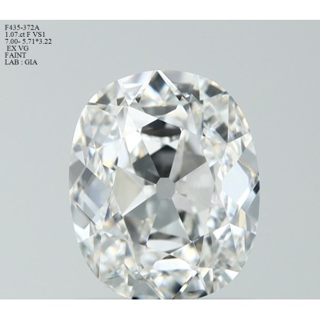 Diament szlif starodawny, 1.07ct, VS1, F, GIA 6515951467