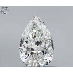 Diament szlif gruszkowy, 0.5ct, VS1, E, GIA 2538325110
