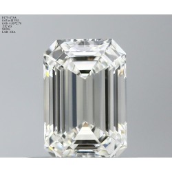 Diament szlif szmaragdowy, 0.65ct, VS1, H, GIA 1517880275