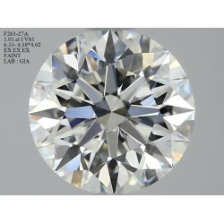 Diament szlif okrągły, 1.01ct, VS1, I, GIA 1449697247