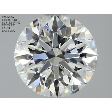 Diament szlif okrągły, 1.01ct, VS1, I, GIA 1449697247