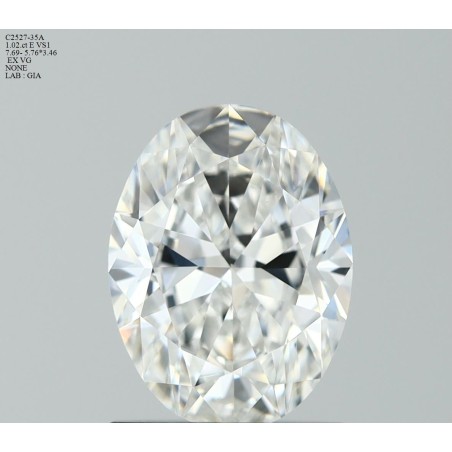 Diament szlif owalny, 1.02ct, VS1, E, GIA 6532233018