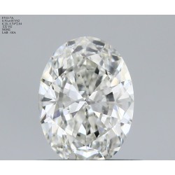 Diament szlif owalny, 0.5ct, VS2, H, GIA 6531079320