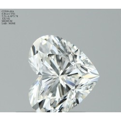 Diament serce, 0.8ct, VS1, I, GIA 6521278174