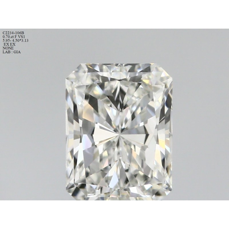 Diament radiant, 0.7ct, VS1, F, GIA 6495040349