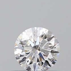 Diament szlif okrągły, 0.4ct, SI1, D, GIA 6512588571