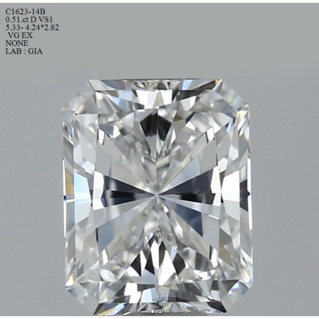 Diament radiant, 0.51ct, VS1, D, GIA 6392092313