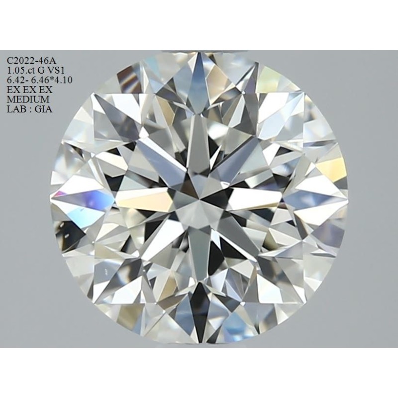 Diament szlif okrągły, 1.05ct, VS1, G, GIA 6422412481