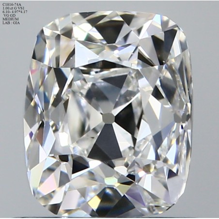 Diament szlif starodawny, 1ct, VS1, G, GIA 1407255405