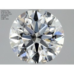 Diament szlif okrągły, 0.76ct, VS2, E, GIA 7433615333