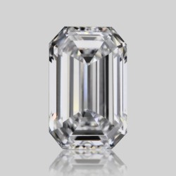 Diament szlif szmaragdowy, 0.3ct, SI1, D, GIA 7536585135